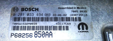 P68256850AA ecm ecu computer 2020-2021 Dodge Ram 1500