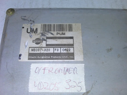 2001 Nissan Frontier ecu ecm computer MEC07-320