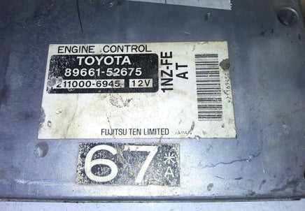 89661-52675 ecm ecu computer 2001 Toyota Echo