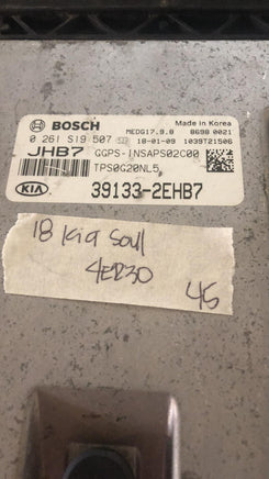 39133-2EHB7 Kia Soul  2018 ecm ecu computer