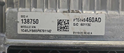 P05149460AD Jeep Grand Cherokee 2022-2024 ecm ecu computer