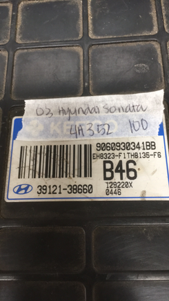 39121-38660 Hyundai Sonata ecm ecu computer 2003