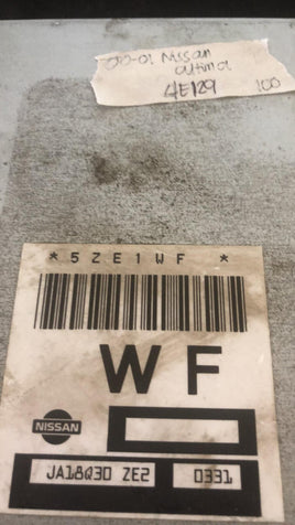JA18Q30 ZE2 Nissan Altima 2000-2001 ecm ecu computer