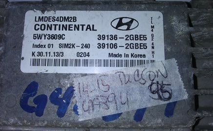 39136-2GBE5 ecm ecu computer 2014-2015 Hyundai Tucson