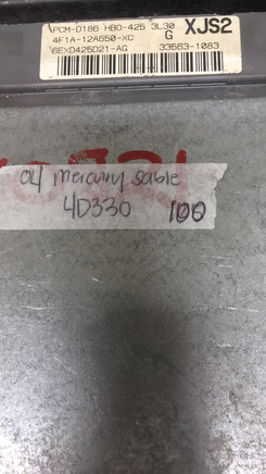 5F1A-12A650-HF Ford Taurus Mercury Sable ecm ecu computer 2005