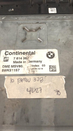 7 614 362 ecm ecu computer 2011-2013 BMW 328i 328