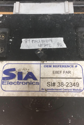 E8EF-12A650-FAR Ford Escort  ecu ecm computer