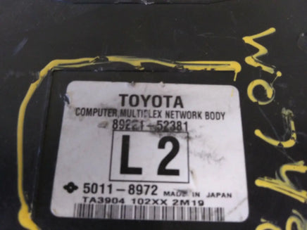 89221-52381 Toyota Prius 2012-2014 multiplex relay module
