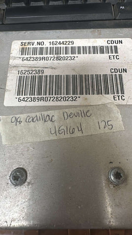 16252389 Cadillac Deville 1998 ecm ecu computer