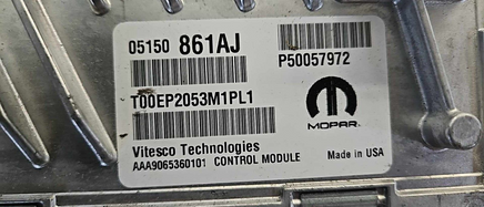 05150861AJ Jeep Wrangler 2018-2023 ECM ECU computer