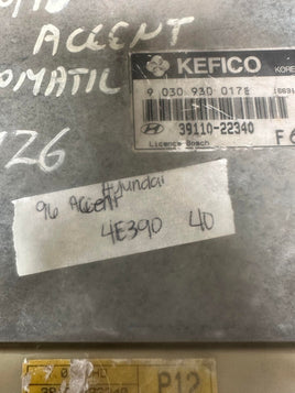 39110-22340 Hyundai Accent ecm ecu computer 1996