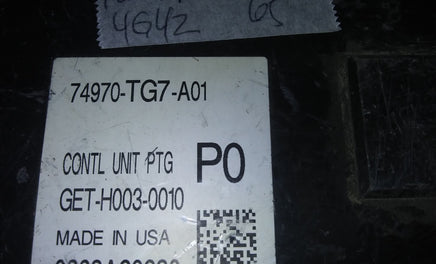 74970-TG7-A01 Power Lift Gate Control Module 2016-2019 Honda Pilot