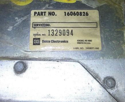 16060826 Temperature Climate Control Module 1985-1987 Cadillac Deville