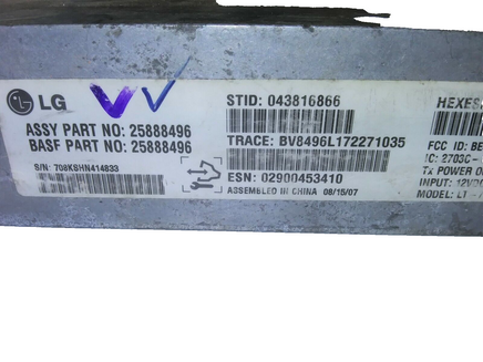 2008 Hummer H3 Trailblazer or Montana Communication Control  Module 25888496