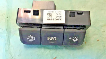 2016 Cadillac CTS heads up display switch 22926688  **New**