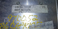 1227169 pcm ecu ecm computer 1986 Pontiac Bonneville or Chevy Monte Carlo