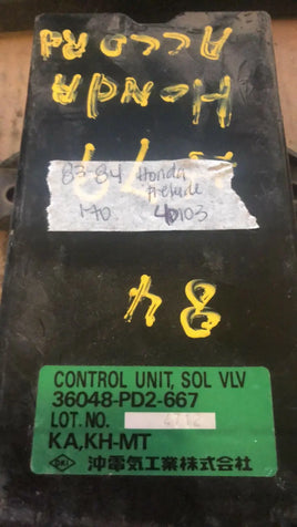 1983-1984 Honda Prelude ecm ecu computer 36048-PD2-667