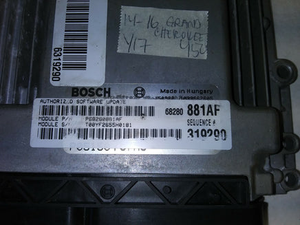 2014-2016 Jeep Grand Cherokee ecm ecu computer P68280881AF