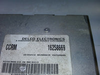 16258669 Cadillac Deville, Seville or Eldorado 1997 BCM Body Control Module