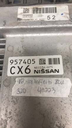 NEC034-675 Infiniti QX60 engine control module  2018-2019