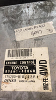 89661-48060 Lexus RX300 1999 ecm ecu computer