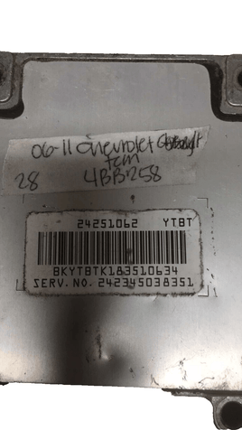 24251062 Chevy Cobalt 2006-2011 Transmission control module computer - Swan Auto