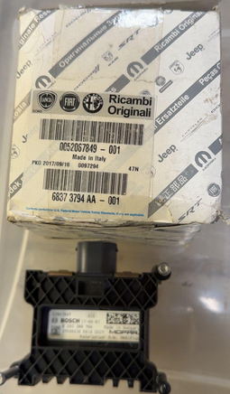 68373794AA Jeep Renegade 2016-2018 cruise distance sensor **Brand New** OEM