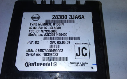 283B0 3JA6A communication telematics control module 2015-2017 Infiniti Q70