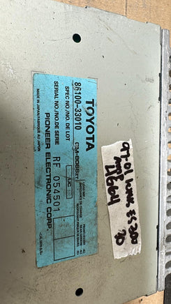 86100-33010 Lexus ES300 Amplifier computer 1997-2001
