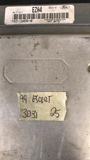 1999 Ford Escort ecm ecu computer F8CF-12A650-NE  **Tested**