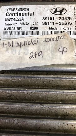 39101-2G675 ecm ecu computer 2011-2014 Hyundai Sonata