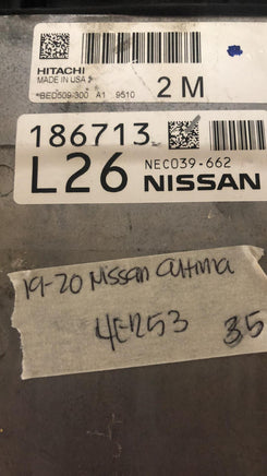 NEC039-662 Nissan Altima ecm 2019-2020 ecu computer
