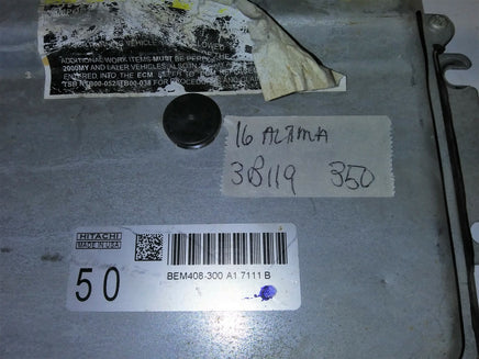 2016 Nissan Altima ecm ecu computer BEM408-300