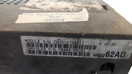 P04801062AD ecm ecu computer 1998 Dodge Caravan or Town and Country