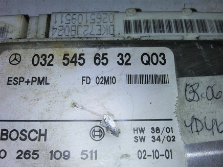 032 545 65 32 Mercedes-Benz E500 2003-2005 ABS anti-lock brake control module