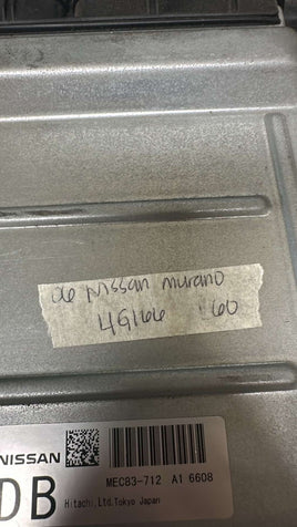 MEC83-712 Nissan Murano 2006 ecm ecu computer