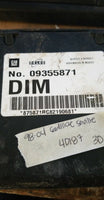 1998-2004 Cadillac Seville body control module 09355871