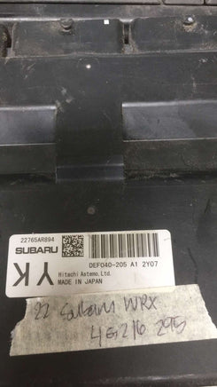 DEF040-205 Subaru WRX 2022 ecu ecm computer