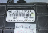 01M 927 733 HM VW Golf 2000-2001 tcm transmission computer
