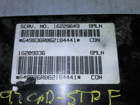16209836 Cadillac Deville 1997 suspension control module