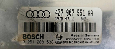 4Z7 907 551 AA Audi A6 2003-2004 ecm ecu computer