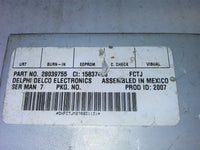 2006-2010 Hummer H3 XM radio receiver module 28039755