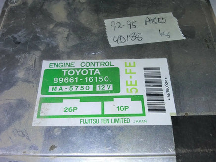89661-16150 Toyota Paseo 1992-1995 ecm ecu computer