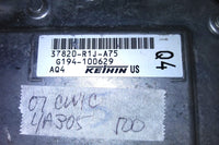 37820-R1J-A75 ecu ecm computer 2007 Honda Civic