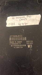 2020 Infiniti QX80 Chasis control module 277606JE0A
