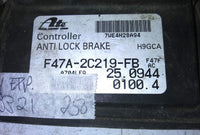 F47A-2C219-FB Ford Explorer 1994 abs anti-lock brake control module