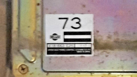 A18-663 E25 Nissan Maxima 1987 ecm ecu computer