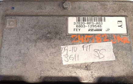 37820-RP3-A63 ecm ecu computer 2009-2010 Honda Fit