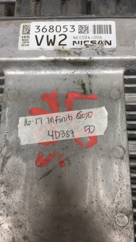 NEC024-004 Infiniti Q50 ecm  ecu computer 2016-2017