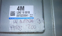 L3A2 18 881B ecm ecu computer 2004 Mazda 3 Mazda3